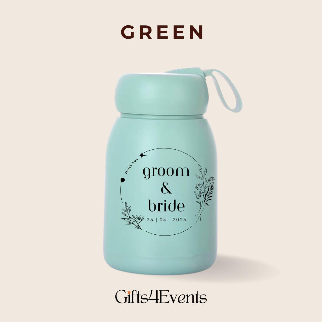 Pastel Glass Flask