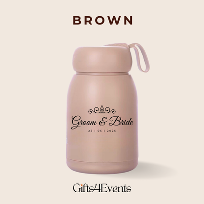 Pastel Glass Flask