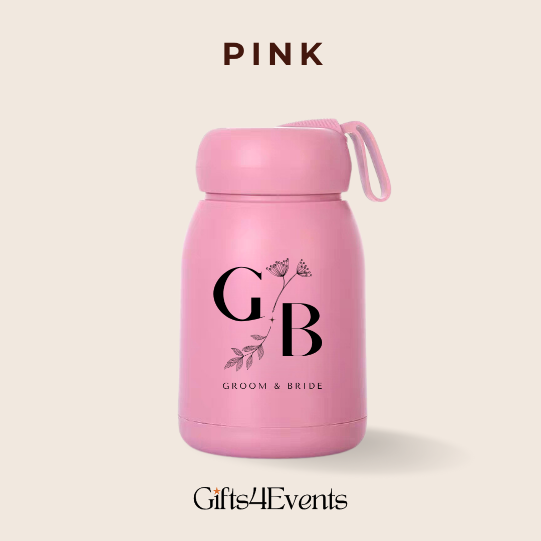 Pastel Glass Flask